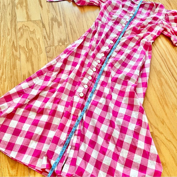 KITRI Lenora Check Midi Dress, Size UK 8/US 4 - Picture 6 of 9
